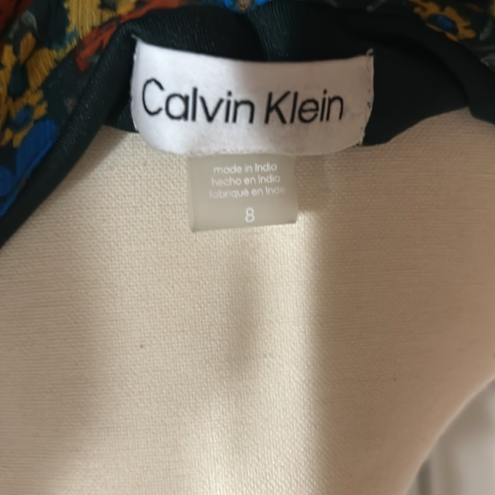Calvin Klein Women’s Long Sleeve Floral Dress Brand new w/out tags Size 8 - Picture 10 of 10